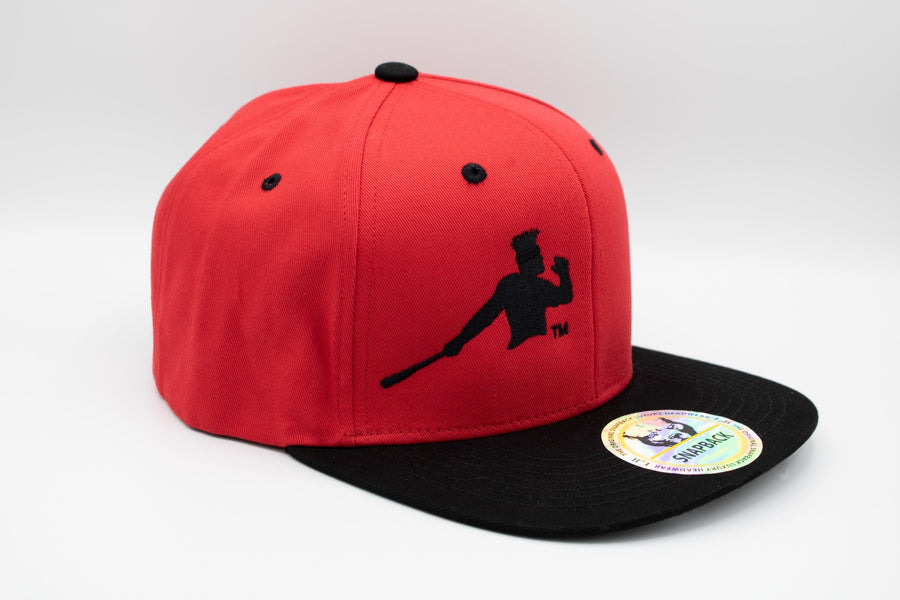 Black and red Piña Power Snapback cap