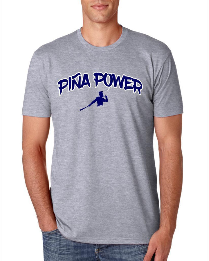 Blue-gray Piña Power T-shirt